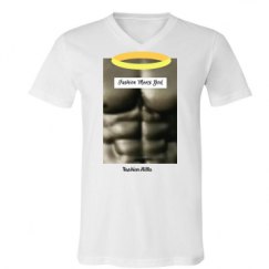 Unisex V-Neck Jersey Tee