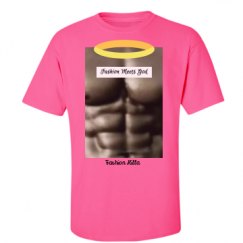 Unisex Ultra Cotton Safety Neon Crewneck Tee