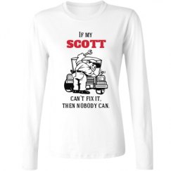 Ladies Relaxed Fit Basic Long Sleeve Tee