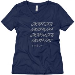 Ladies Relaxed Fit V-Neck Tee