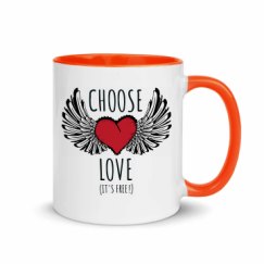 11oz Ceramic Mug with Color Inside