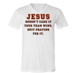 Unisex V-Neck Jersey Tee