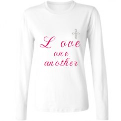 Ladies Relaxed Fit Basic Long Sleeve Tee