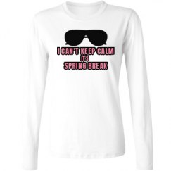 Ladies Relaxed Fit Basic Long Sleeve Tee