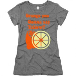 Ladies Slim Fit Super Soft Triblend Tee