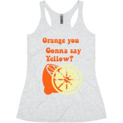 Ladies Slim Fit Super Soft Racerback Triblend Tank