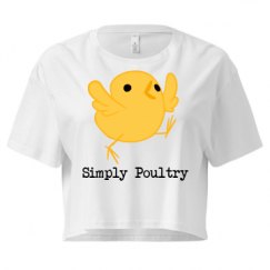 Ladies Festival Cali Crop Top Tee