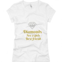 Ladies Slim Fit Basic Promo Jersey Tee