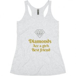 Ladies Slim Fit Super Soft Racerback Triblend Tank