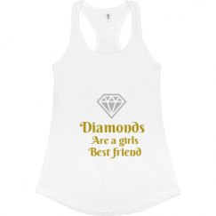 Ladies Slim Fit Racerback Tank Top