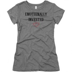 Ladies Slim Fit Super Soft Triblend Tee