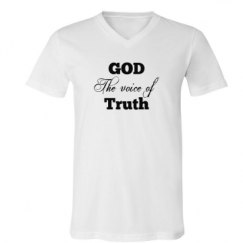 Unisex V-Neck Jersey Tee