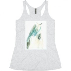 Ladies Slim Fit Super Soft Racerback Triblend Tank