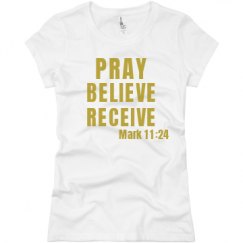 Ladies Slim Fit Basic Promo Jersey Tee