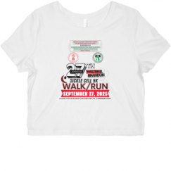 Ladies Slim Fit Crop Top Tee