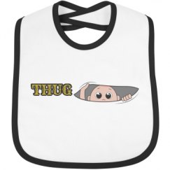 Infant Contrast Trim Bib