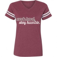 Ladies Relaxed Fit Vintage Sports Tee