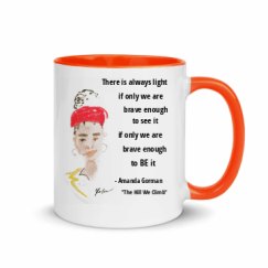 11oz Ceramic Mug with Color Inside