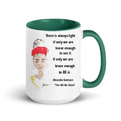 15oz Ceramic Mug with Color Inside