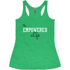 Ladies Slim Fit Super Soft Racerback Triblend Tank