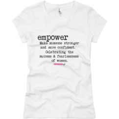 Ladies Slim Fit Basic Promo Jersey Tee