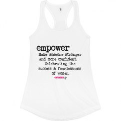 Ladies Slim Fit Racerback Tank Top