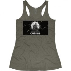 Ladies Slim Fit Super Soft Racerback Triblend Tank