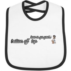 Infant Contrast Trim Bib