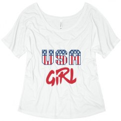 Ladies Flowy Slouchy Tee