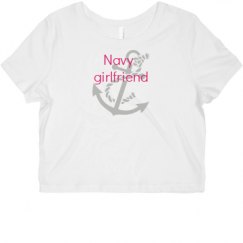 Ladies Slim Fit Crop Top Tee