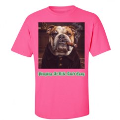 Unisex Ultra Cotton Safety Neon Crewneck Tee