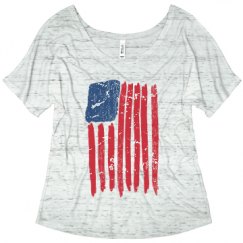 Ladies Flowy Slouchy Tee