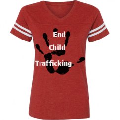 Ladies Relaxed Fit Vintage Sports Tee