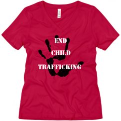 Ladies Relaxed Fit V-Neck Tee