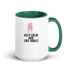 15oz Ceramic Mug with Color Inside