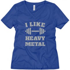 Ladies Relaxed Fit V-Neck Tee