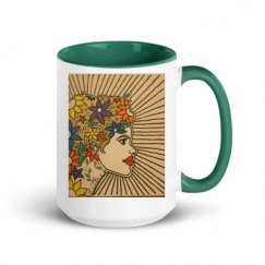 15oz Ceramic Mug with Color Inside