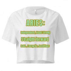 Ladies Festival Cali Crop Top Tee