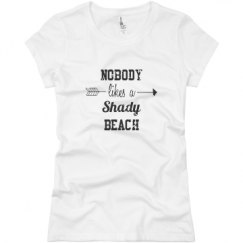 Ladies Slim Fit Basic Promo Jersey Tee