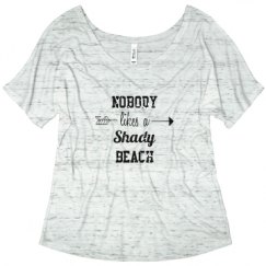 Ladies Flowy Slouchy Tee
