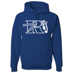 Basic Hoodie - White outline - pick your color