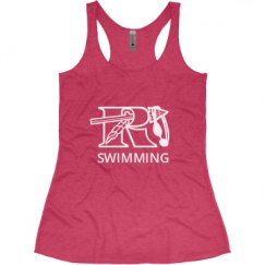 Ladies Slim Fit Super Soft Racerback Triblend Tank