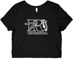 Ladies Slim Fit Crop Top Tee