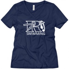 Ladies Relaxed Fit V-Neck Tee