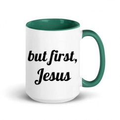 15oz Ceramic Mug with Color Inside