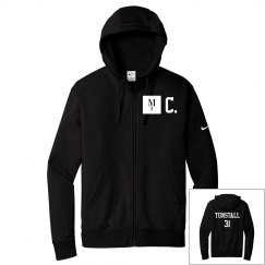 MT Custom Print Captain unisex Nike Full Zip up  Hoodie