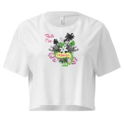Ladies Festival Cali Crop Top Tee