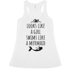 Ladies Flowy Racerback Tank