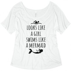 Ladies Flowy Slouchy Tee