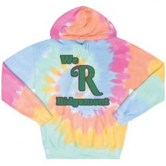 Unisex Tie-Dye Fleece Hoodie